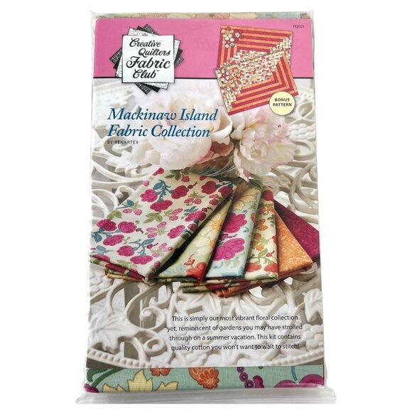 Annie’s Creative Quilters Fabric Club Mackinaw Island Fabric Collection Pattern - Picture 1 of 3